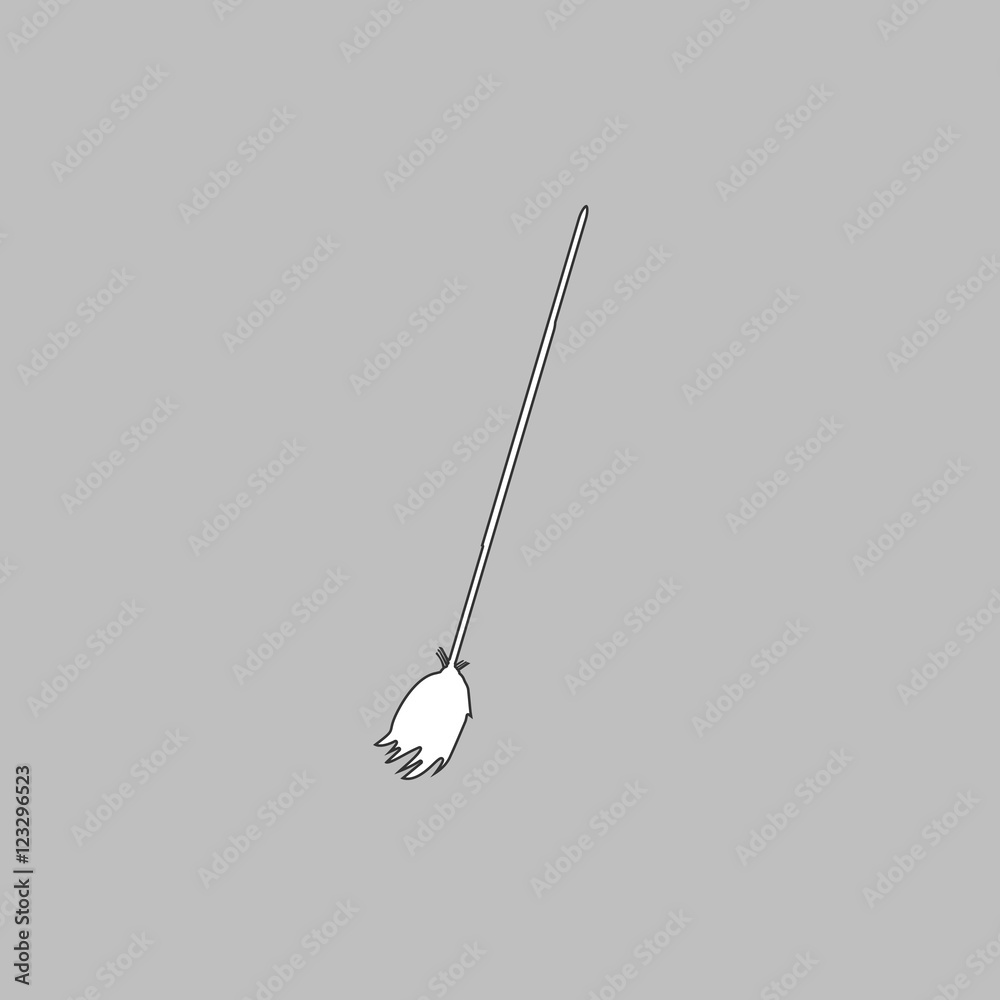 Broom computer symbol Broom computer symbol