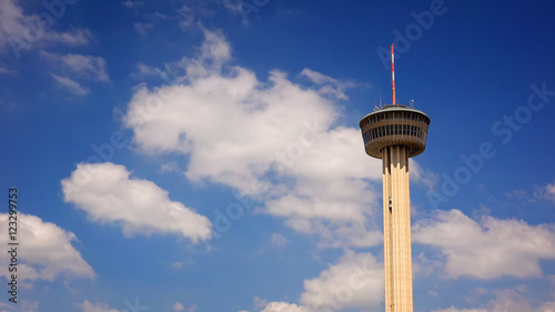 Obraz na płótnie Tower of The Americas in San Antonio, Texas w salonie