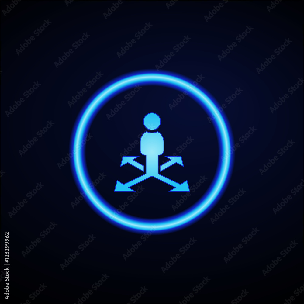 Glowing App Button - Dark Glowing App Button - Dark