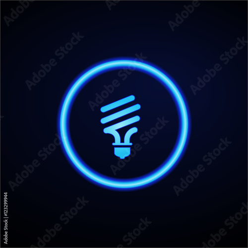 Glowing App Button - Dark