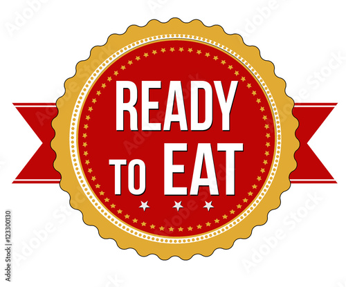 Ready to eat sticker