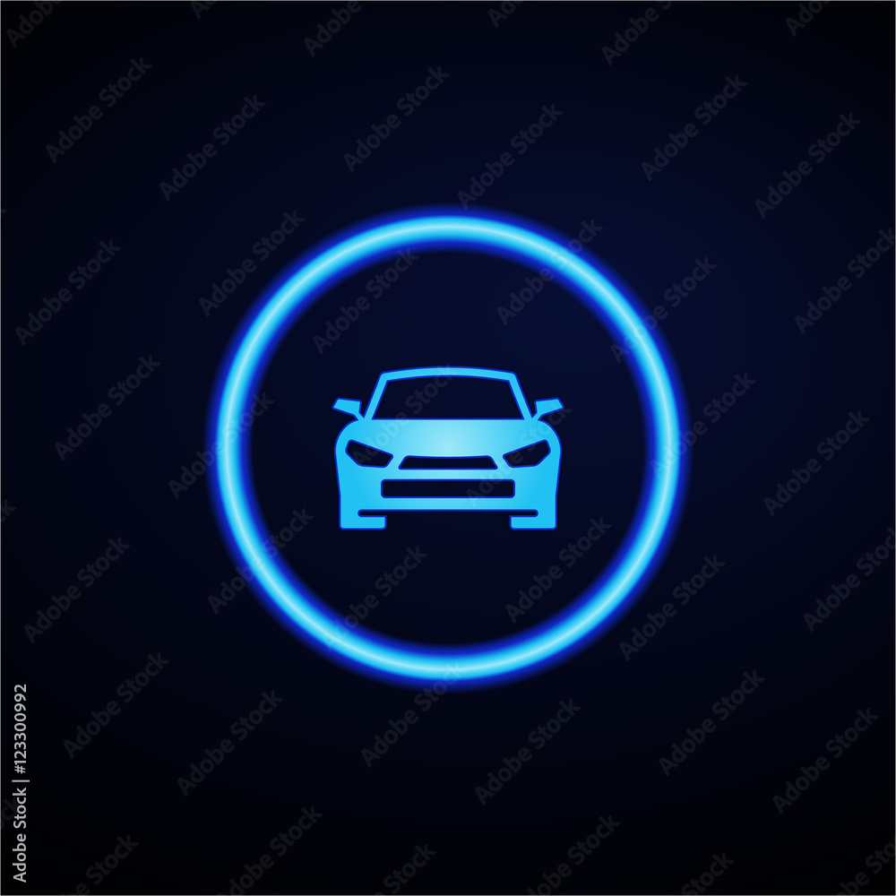 Glowing App Button - Dark Glowing App Button - Dark