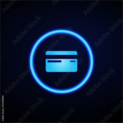 Glowing App Button - Dark