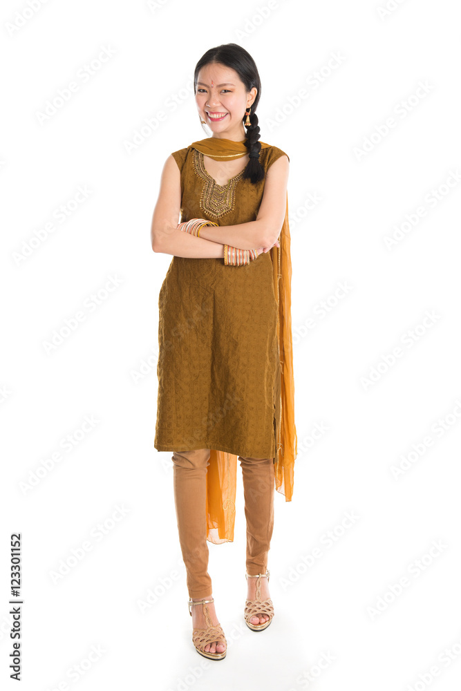 Female in Punjabi suits.