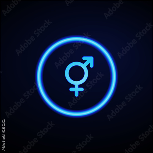 Glowing App Button - Dark