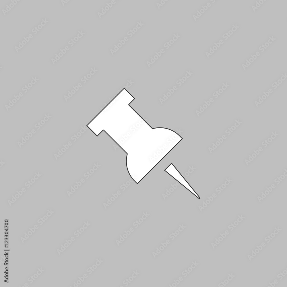 Pushpin computer symbol