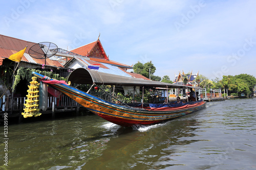 BANGKOK, THAILAND: boating on the Chao Phray