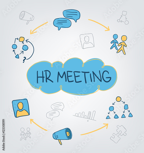 Meeting about the human resources.