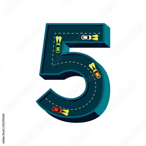 The Road Number Night Time