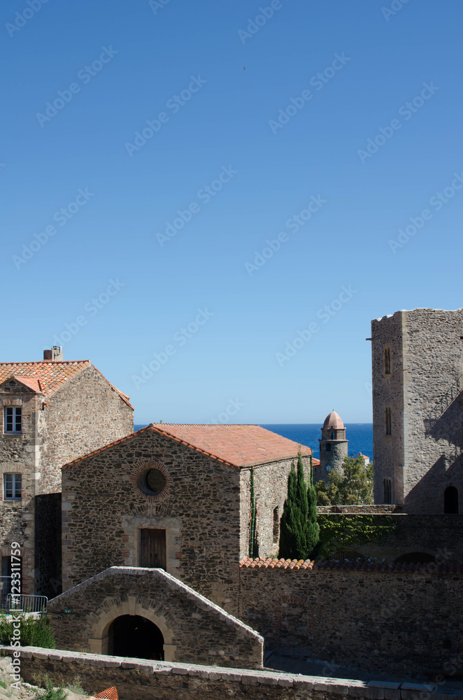 Vue du port de Collioure