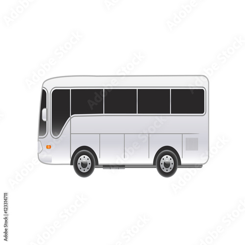 Large bright bus