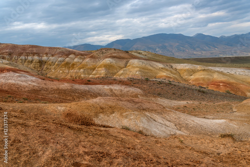 mountains steppe desert color