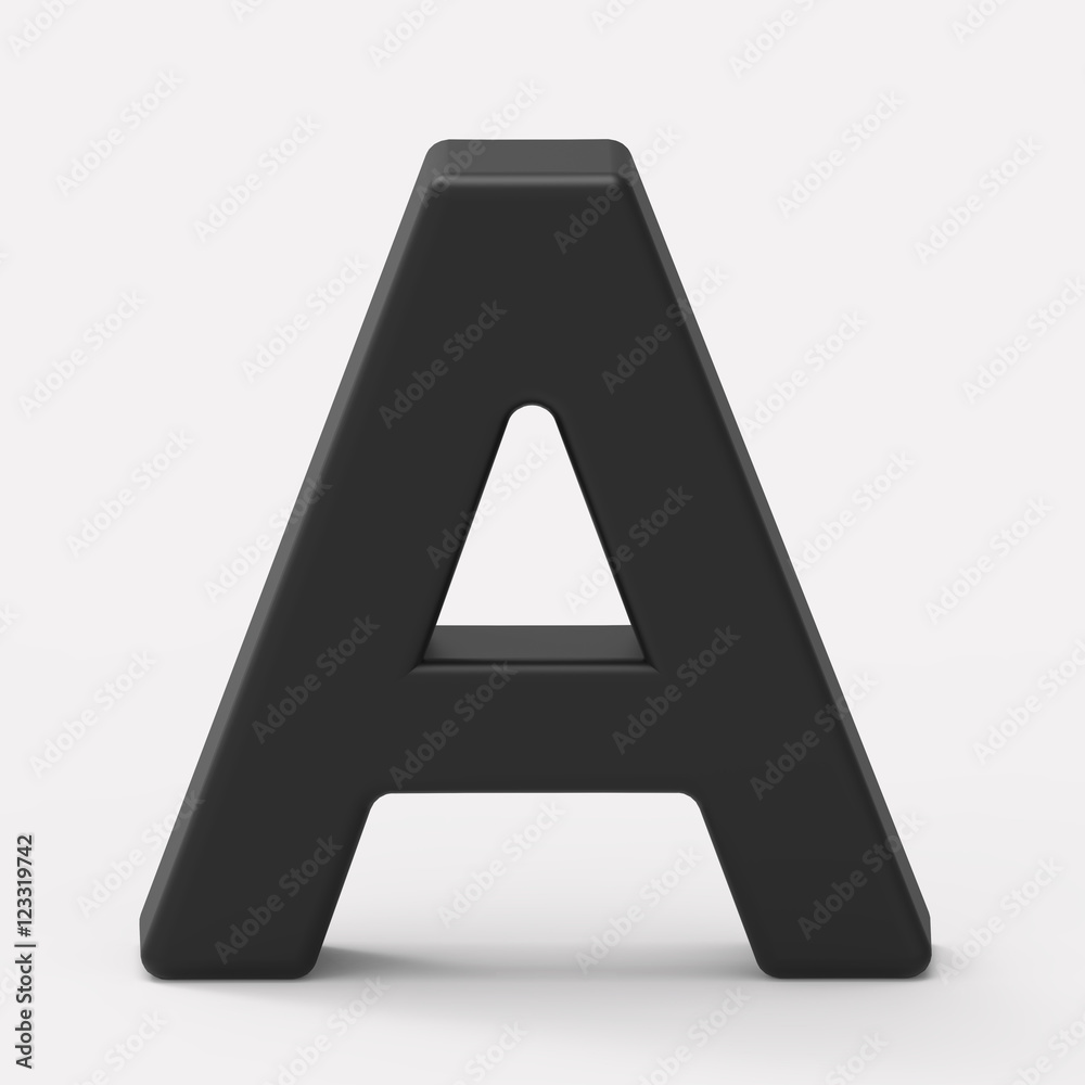 black letter A black letter A