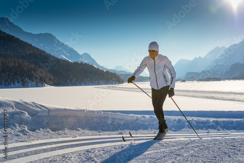 Konstfotografi Cross-country skiing alternate