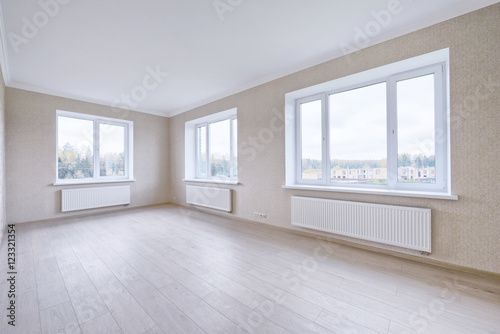 empty interior in modern house