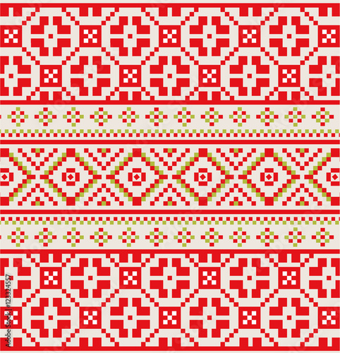 Christmas knitted pattern