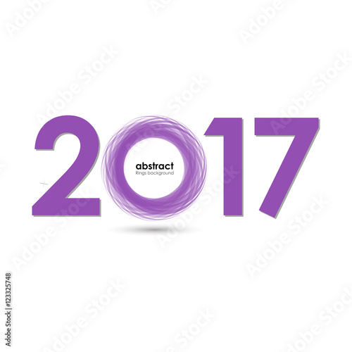 abstract HAPPY NEW YEARS 2017 