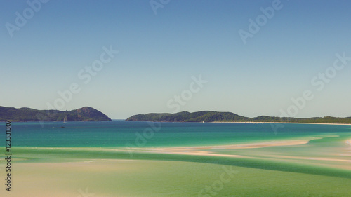 Whitehaven Beach in Queensland, Australien