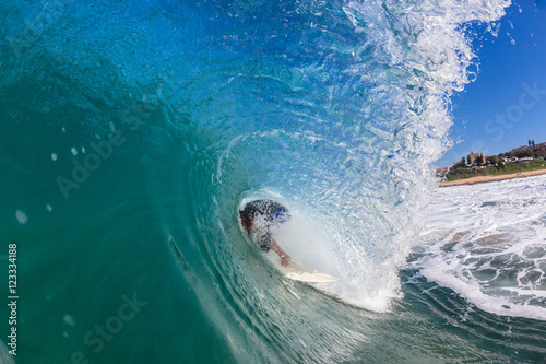 Surfing Inside Wipe Out