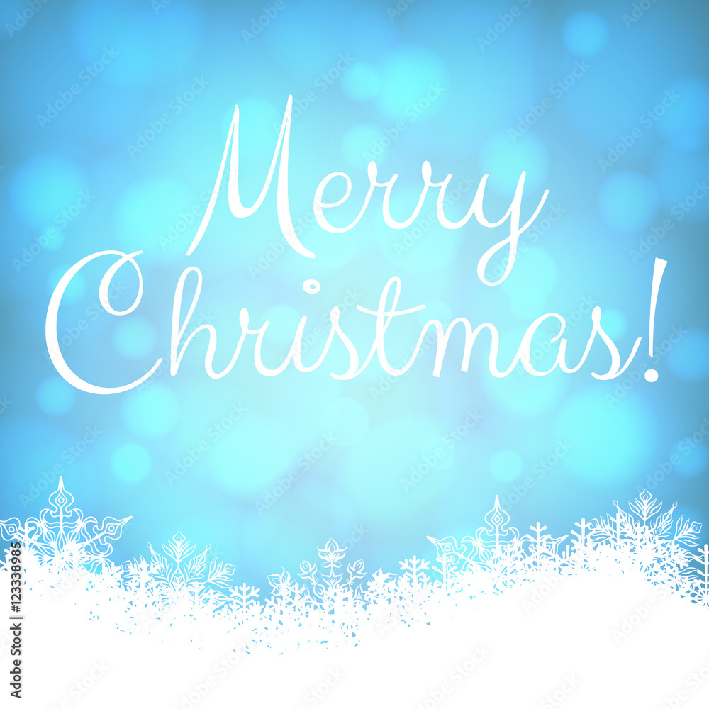 Naklejka premium Christmas shiny card