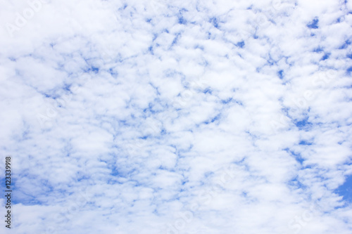 clouds in the blue sky background