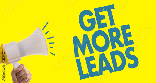 Obraz w ramie Get More Leads