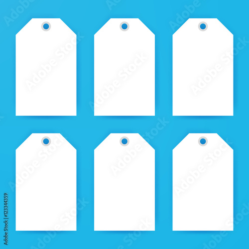 Gift Labels Empty Mockup