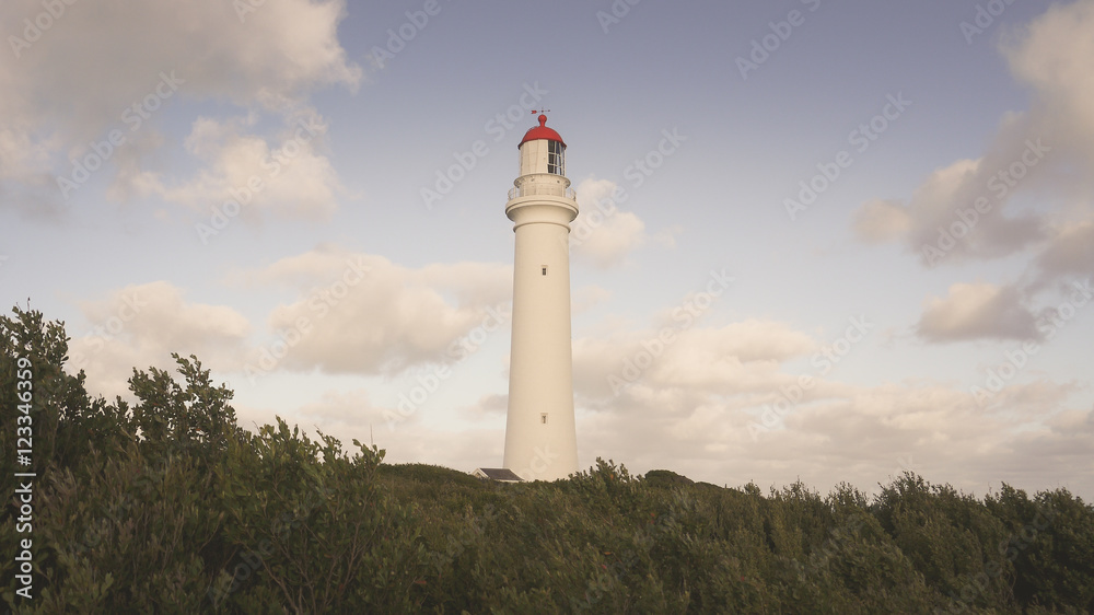 Split Point Lighthouse an der Great Ocean Road in Victoria, Australien