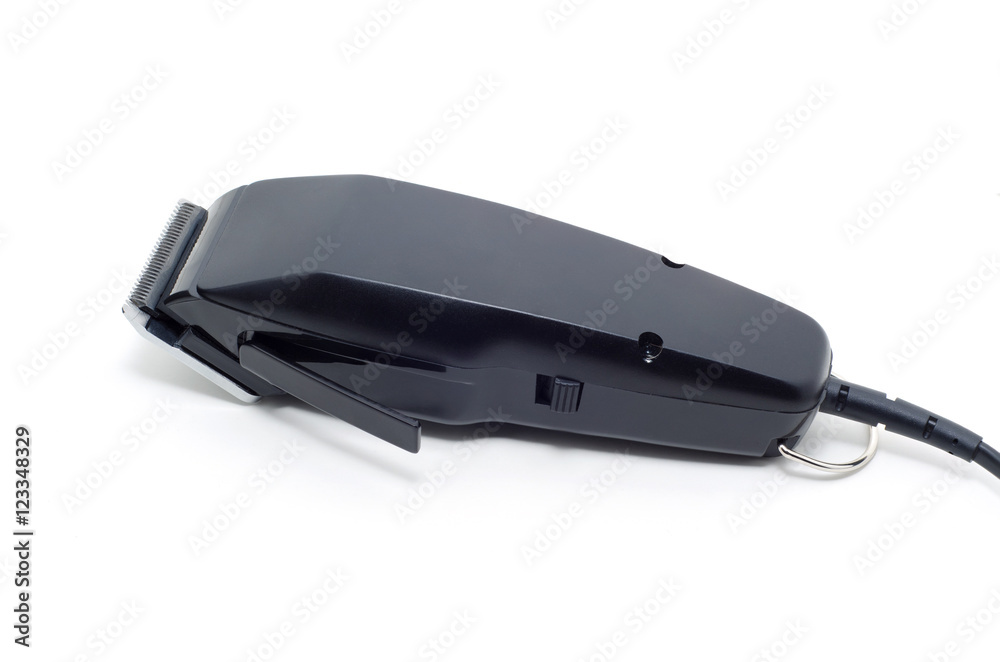 Black Hairclipper on white background. Black Hairclipper on white background.