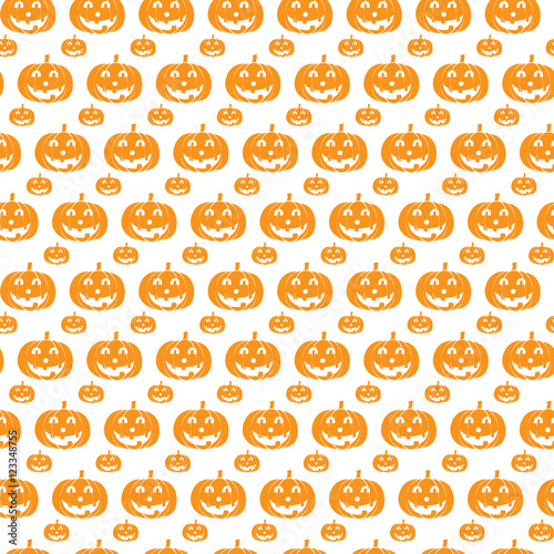 seamless Halloween pumpkin