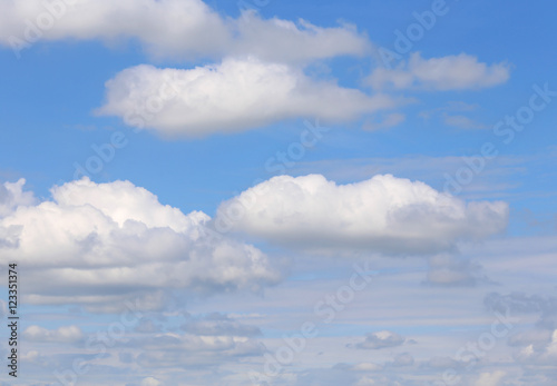 Fototapeta Naklejka Na Ścianę i Meble -  Infinite Sky with many white clouds