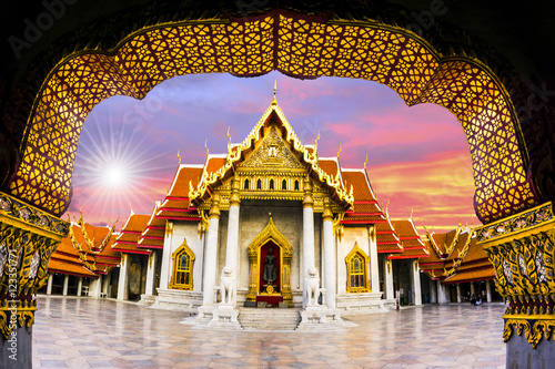 Wat Benchamabophit,Bangkok thailand © pornpipat