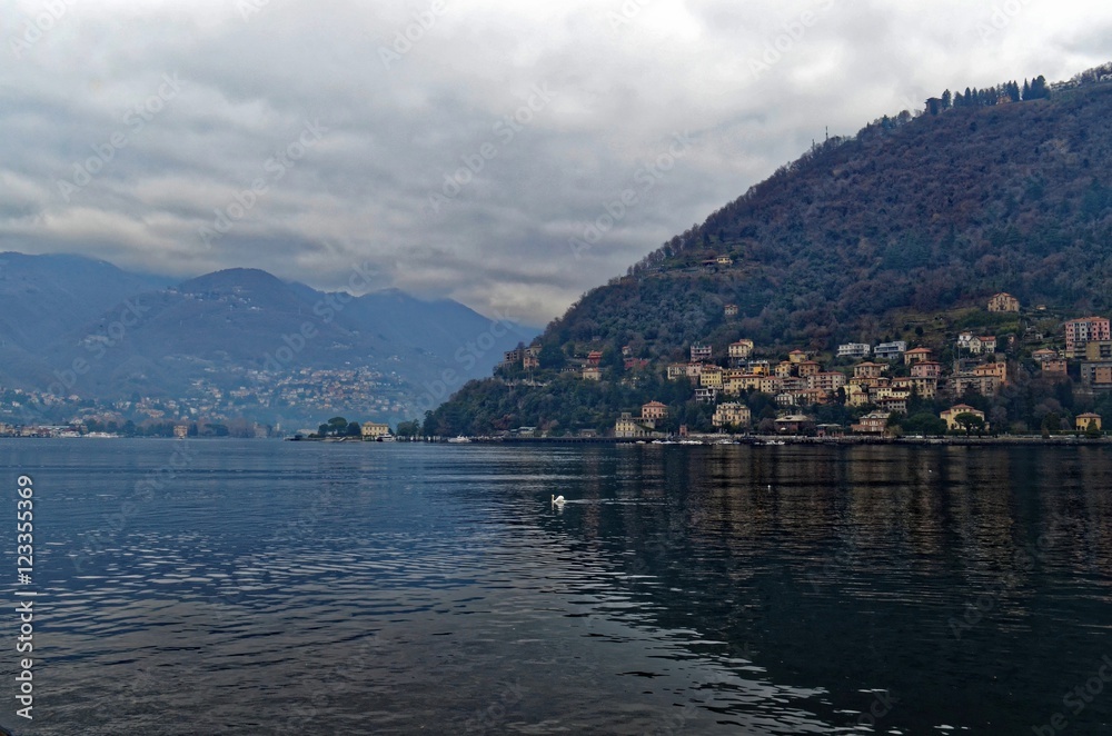 Cloudy day at Lake Como