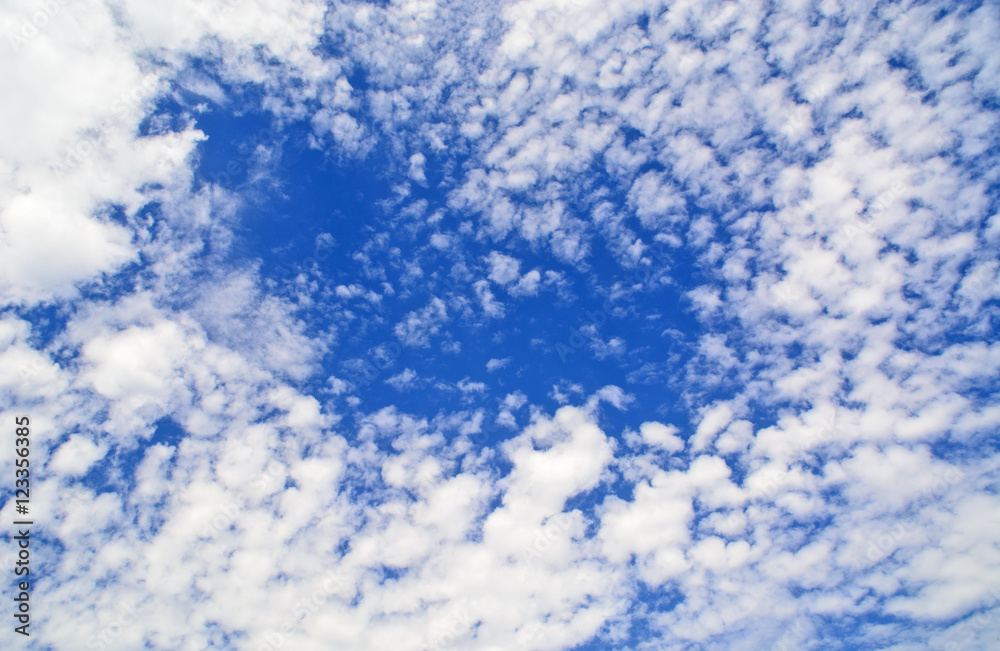 Blue sky with clouds Blue sky with clouds