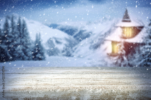 winter background of free space  © magdal3na