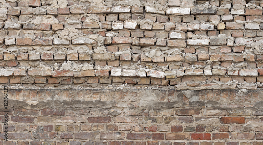 Obraz premium Old brick wall background