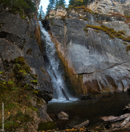 Waterfall on river Shinok