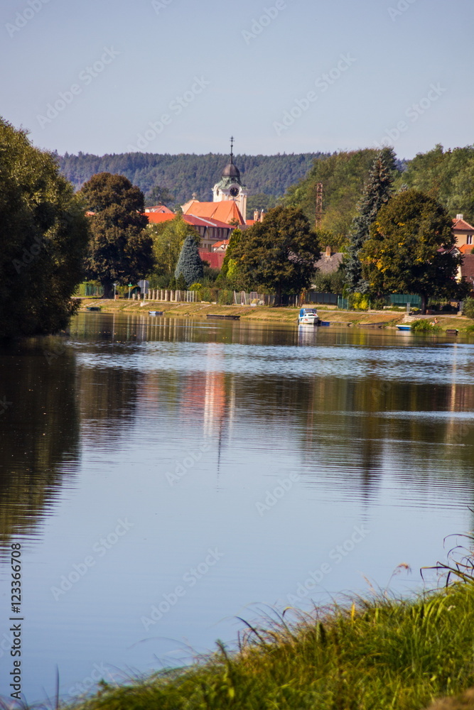 Vltava river, Czech Republic.