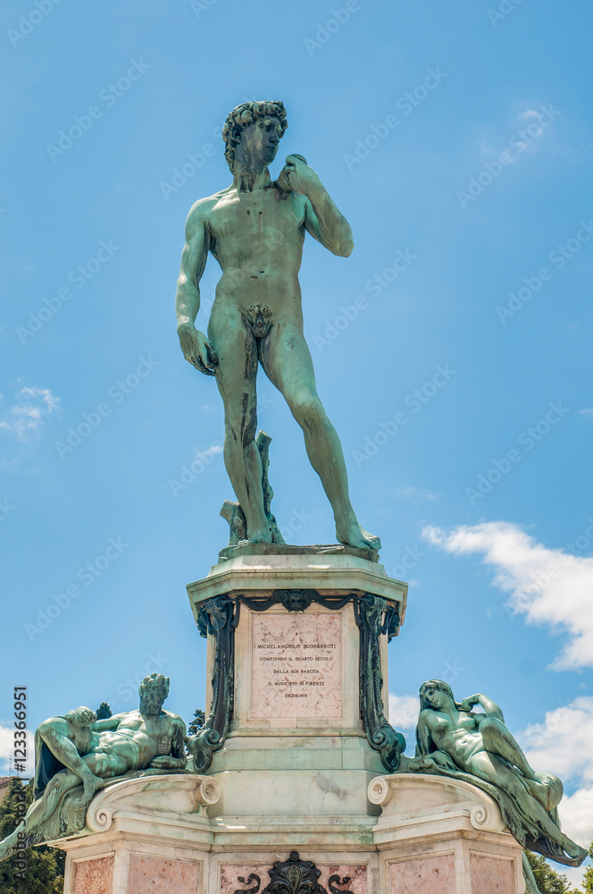 David at Piazzale Michelangelo in Florence, Italy