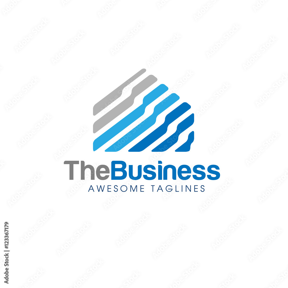 best techno house logo vector for your company.