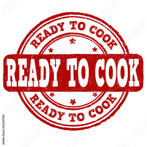 Ready to cook stamp