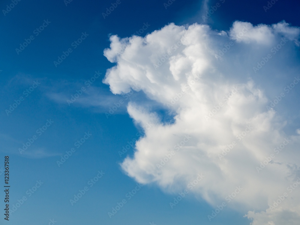 Blue sky and most cloudy background. Blue sky and most cloudy background.