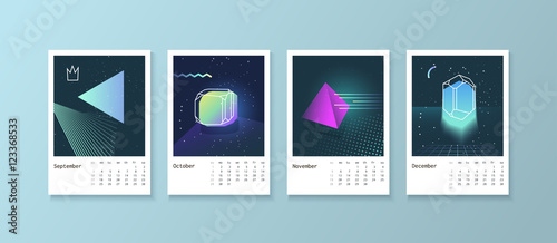 Calendar style with space 80 crystals.