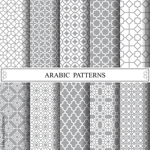 arabic vector pattern, web page background,surface textures photo