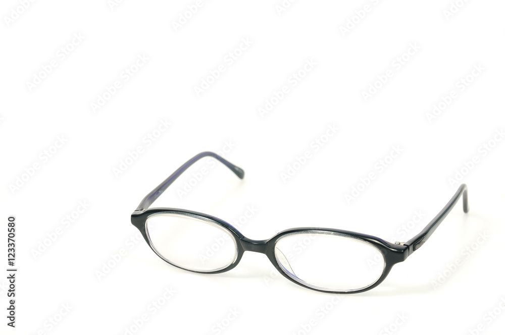 Eye glasses design on white background Eye glasses design on white background