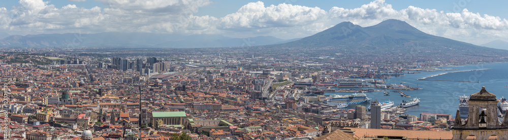 Naples and Mount Vesuvio