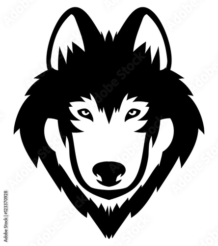 Wolf Head Logo Mascot Emblem
