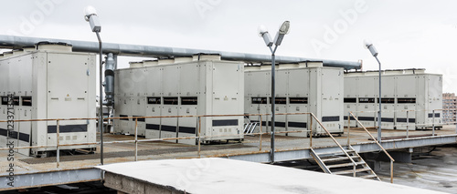 Air Cooled Water chiller with piping