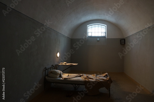 Dark prison cell 