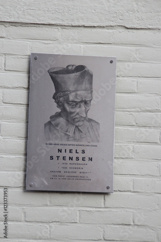 Eine Niels Stensen Tafel photo